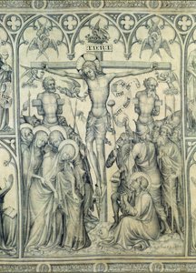 Le Parement de Narbonne, détail de la Crucifixion, vers 1375 (détail) - French School